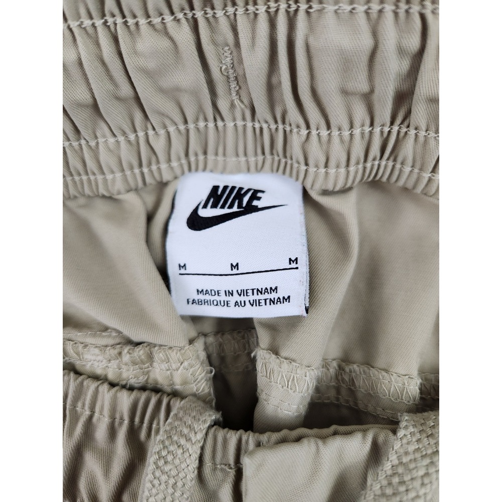 Mens Nike Tan Cargo Joggers with Drawstring Pockets Size Medium - Picture 5 of 5